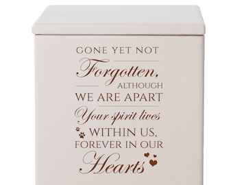 Pet Cremation Urn | Dog Urns for Ashes | Cat Urn for Ashes | Pet Cremation Box | Dog Urn | Pet Urn for Cats | Pet Ashes Keepsake Urn 3.5"