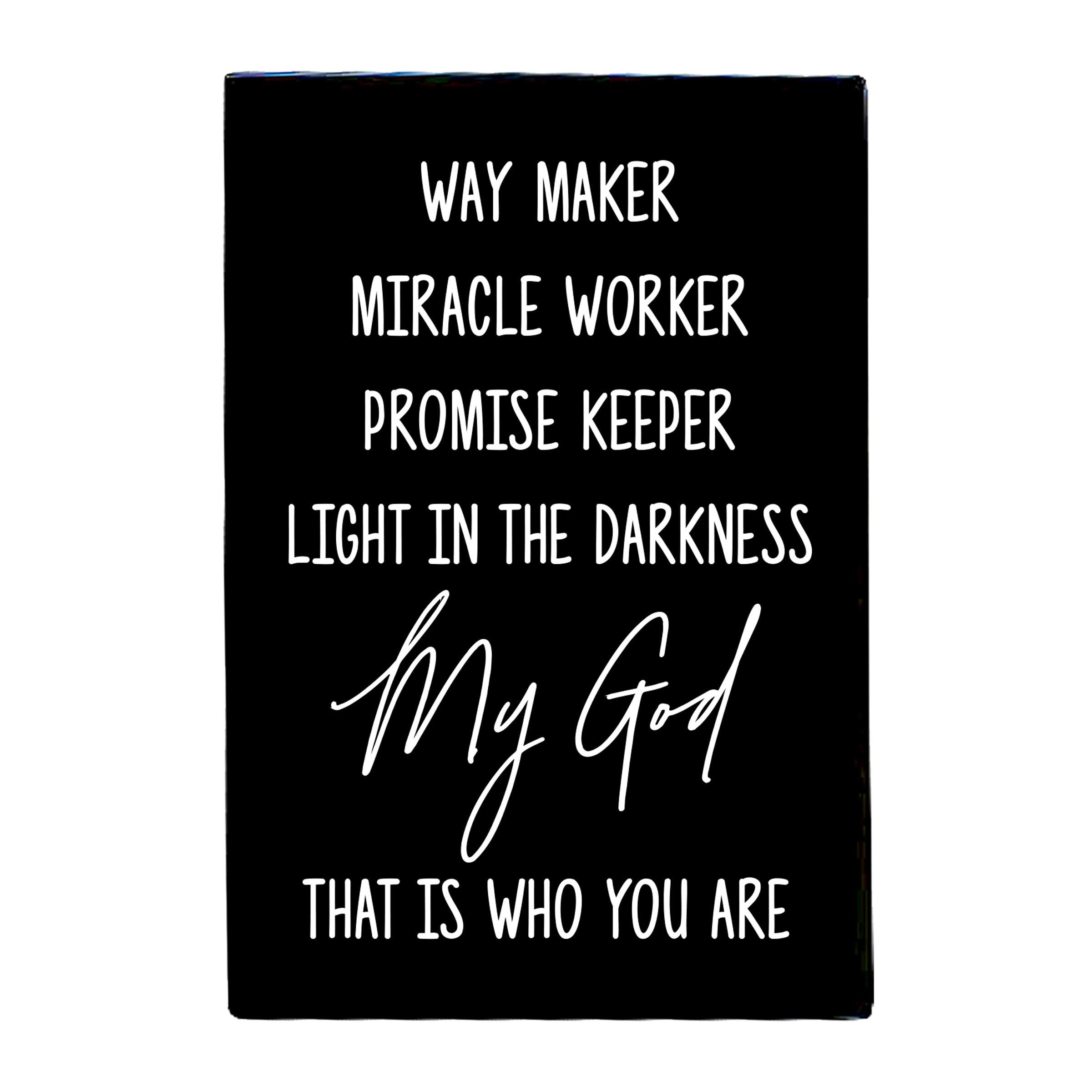 Shelf Décor Scripture Wall Art Shelf Sitter Wooden Block Etsy