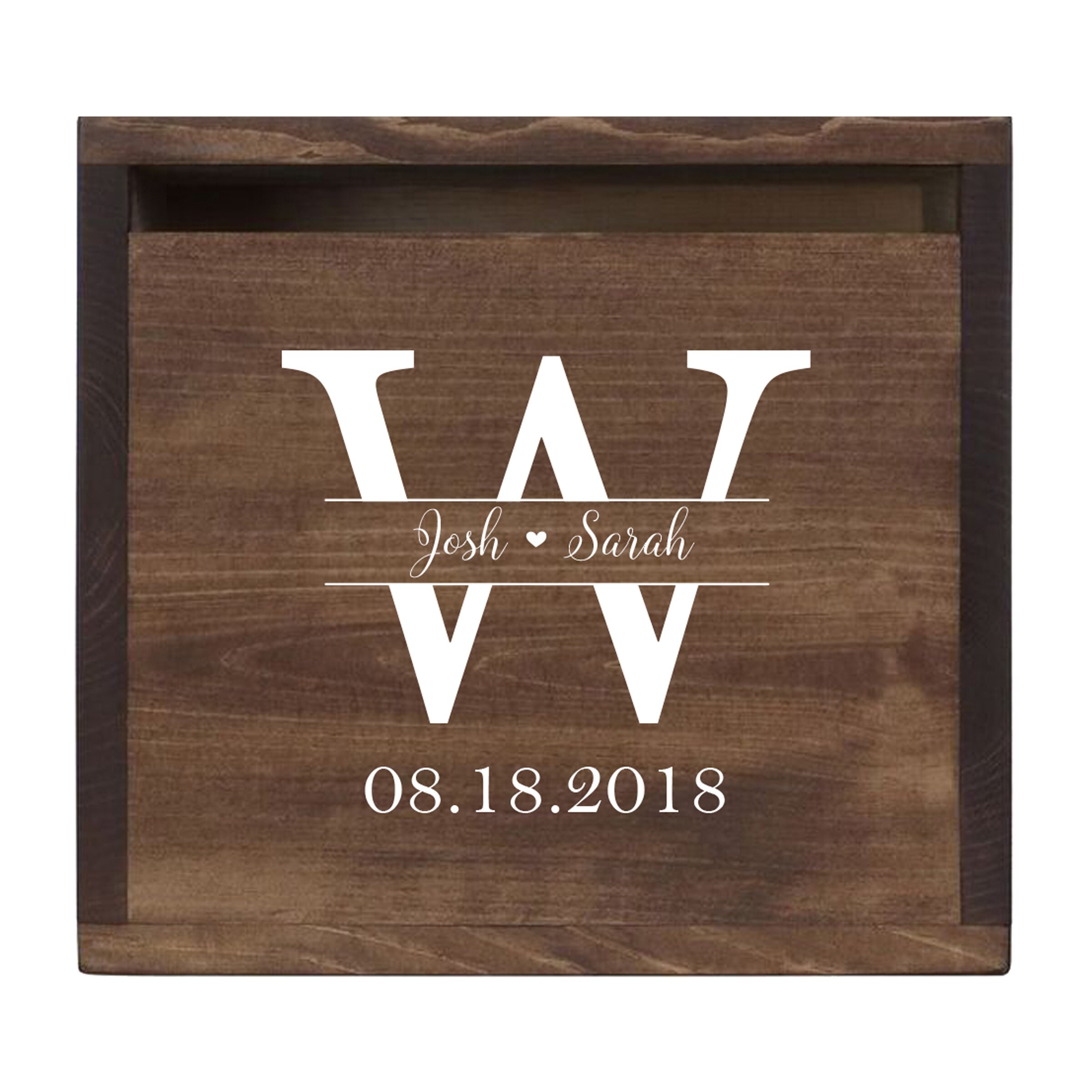 Wedding Card Box Memory Box Handmade Keepsake Box Monogram Gifts Wooden Box Personalized Box Rustic Wedding Card Box Card Box