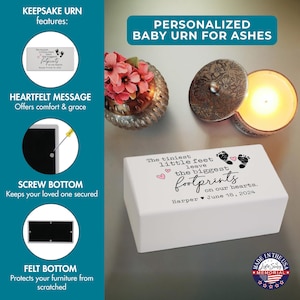 keepsake urn for baby ashes, small urn for baby ashes, keepsake urn for infant ashes, personalized baby urn, child cremation urn, mini urn