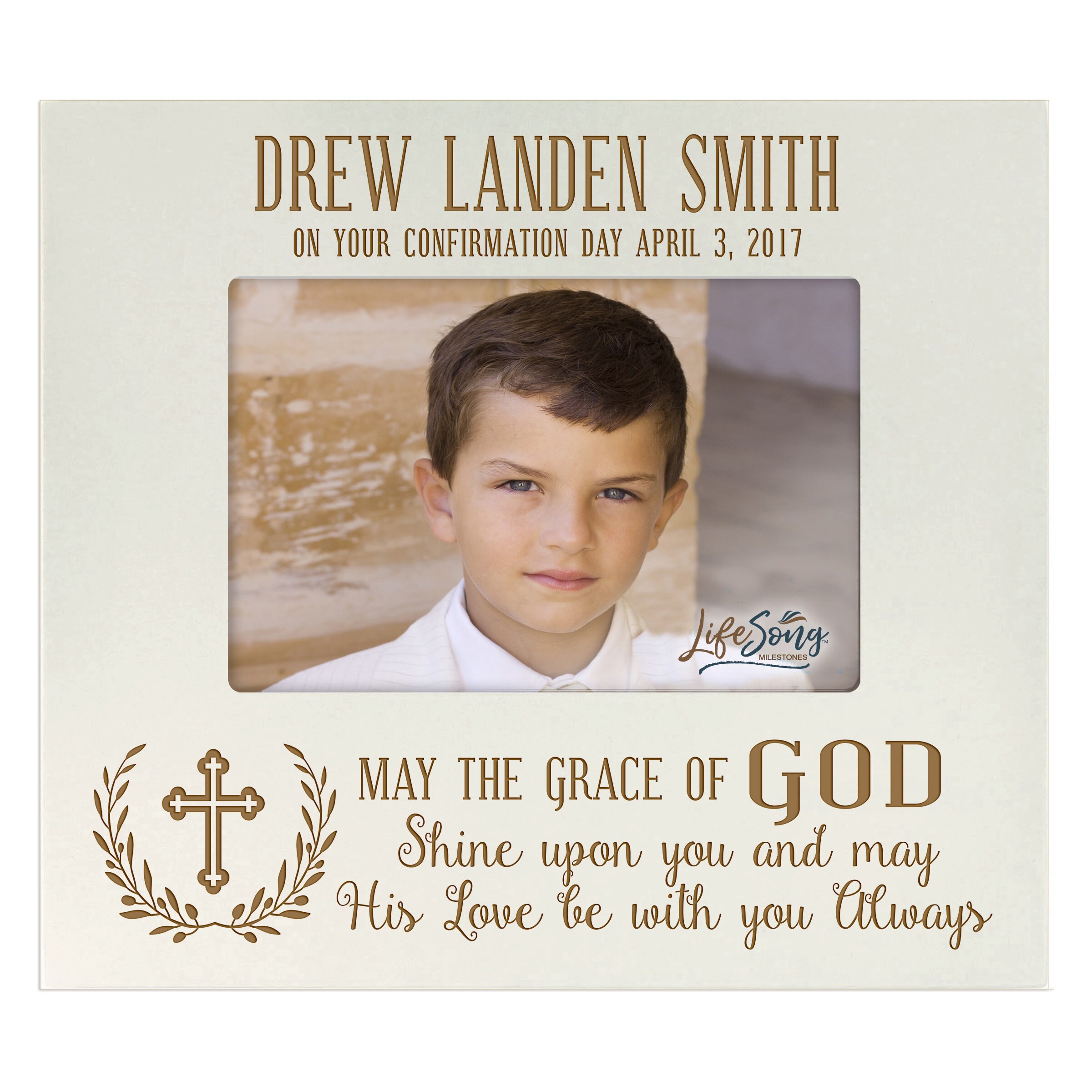 Baptism Frame for Godchild Personalized Baptism Frame Etsy