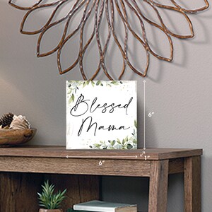 Shelf Décor | Housewarming Gift | Shelf Sitter Sign | Farmhouse Signs | Wooden Signs | Bookshelf Décor | New Home Gift | Gift For Mom