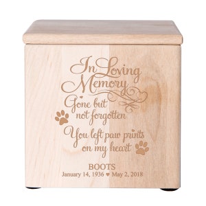 Pet Urn | Ashes Keepsake | Pet Memorial | Personalized Memorial Gift | Small Urn | Pet Ashes Urn | Cremation Urn | Pet Urns | Urn For Cat