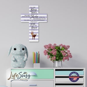 Godson Baptism Gift | Cross Wall Decor | Godchild Gift | First Communion Gift | Baptism Gift Girl | Baptism Favors | Christening Gifts