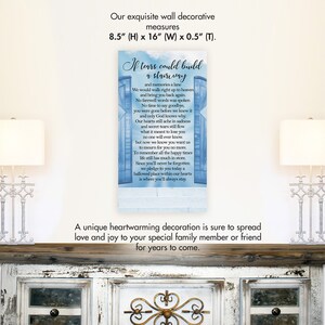 If Tears Could Build A Stairway | Memorial Wall Art | Memorial Gift | Wall Décor | Sympathy Gift | Wooden Plaque | Loss Of Loved One Gift