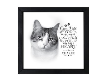 Personalized Pet Memorial Frame | Shadow Box Frame | Custom Pet Portrait | Pet Photo Frame | Pet Sympathy Gift | Loss Of Dog | Loss Of Cat