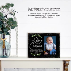 Christening Picture Frame | Personalized Christening Keepsake | Baptism Gift | Christening Gift | Baptism Gift Girl | Baptism Gift Boy