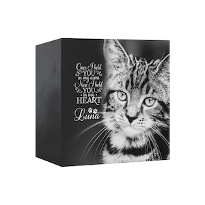Pet Memorial Shadow Box Urn for Animal Ashes | Dog Urn for Ashes | Cat Urn for Ashes | Dog Memorial Gifts | Cat Memorial Gifts