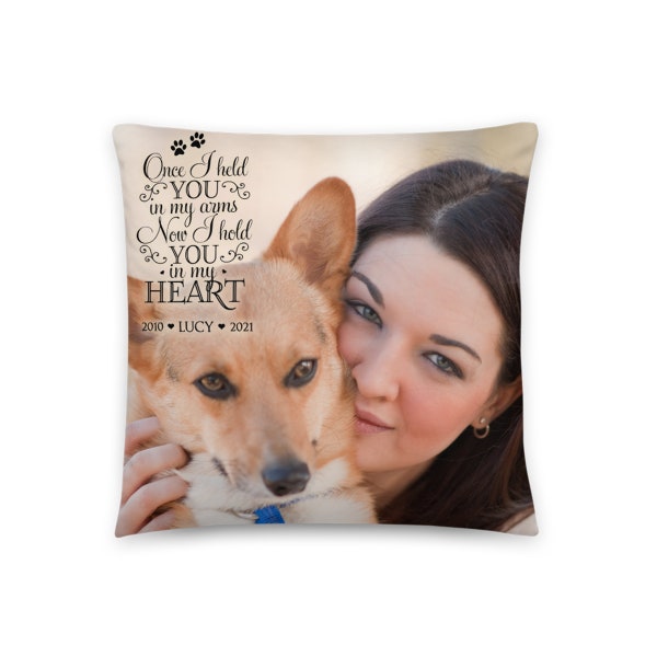 Pet Loss Pillow | Pet Memorial Gift | Custom Pet Pillow | Dog Remembrance | Pet Sympathy Gift | Cat Loss Gift