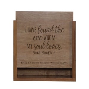 Wedding Card Box | Wedding Card Box Wood | Slide Box | Wedding Money Box | Personalized Box | Card Box For Wedding | Wedding Envelope Box