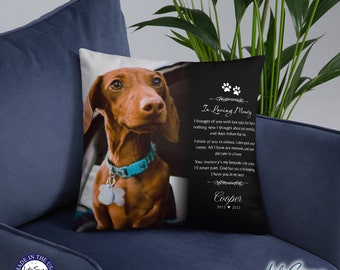 Pet Loss Pillow | Pet Memorial Gift | Custom Pet Pillow | Dog Remembrance | Pet Sympathy Gift