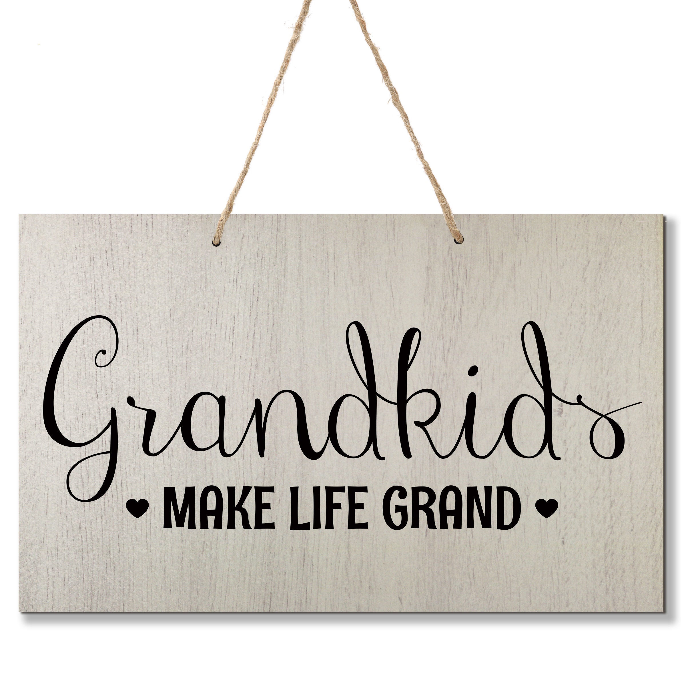 Black and White Wall Art Grandparent Gifts for Christmas Grandparent Wood Sign Grandma Gift Wooden Name Sign Gift from Grandkids