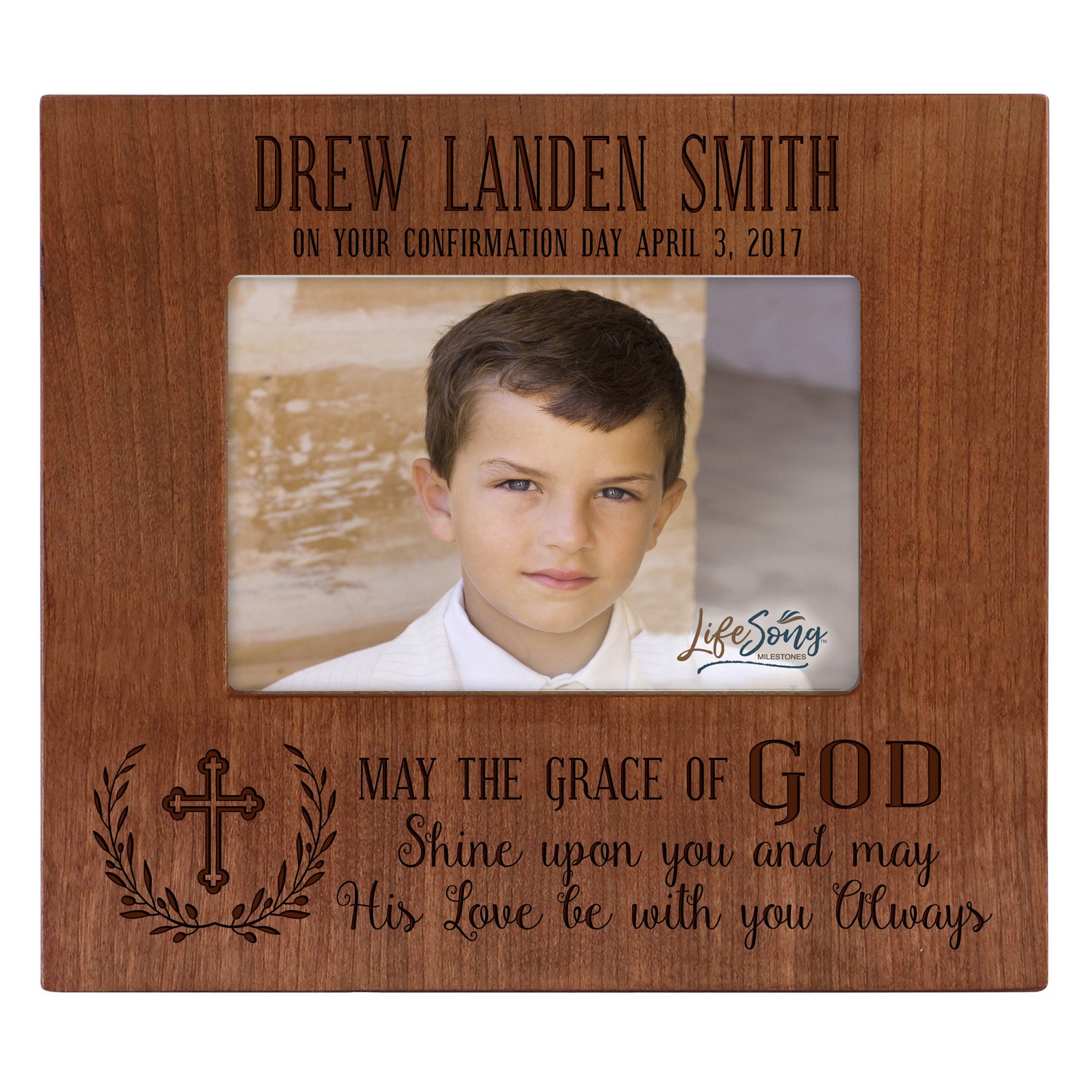 Baptism Frame for Godchild Personalized Baptism Frame Etsy