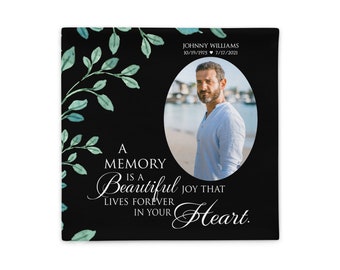 Personalized Memorial Pillowcase | Custom Pillowcase | Memory Pillow | Memorial Gift | Bereavement Gift | Sympathy Gift | In Loving Memory