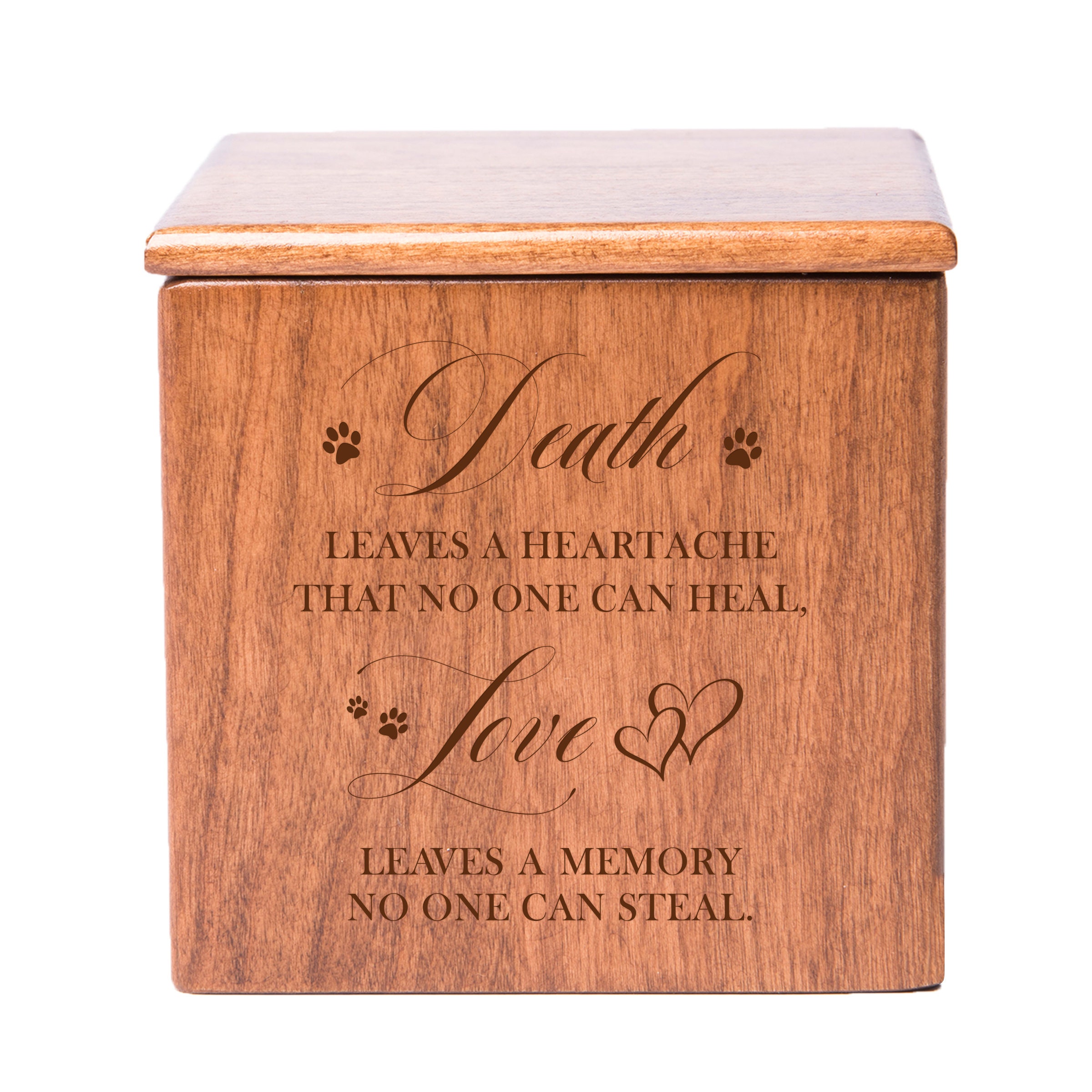 pet ashes keepsake box