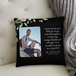 Personalized Memorial Pillow | Custom Pillow | Memory Pillow | Memorial Gift | Bereavement Gift | Sympathy Gift | In Loving Memory