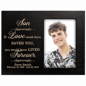 Memorial Photo Frame | Memorial Frame | Memorial Gift | Personalized Frame | Custom Picture Frame | Sympathy Gift | Bereavement Gift