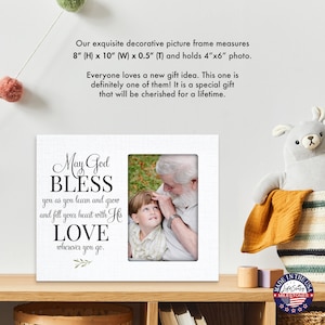 Bible Verse Wall Art | 4x6 Picture Frame | Religious Gift | Wood Picture Frame | Wall Hanging | Home Décor | Christian Gift | Picture Frames