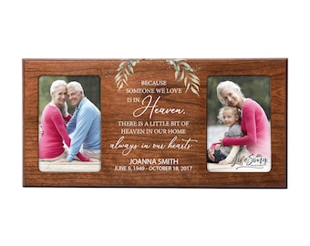 Memorial Photo Frame | Family Picture Frame | Memorial Favors | Custom Picture Frame | In Loving Memory