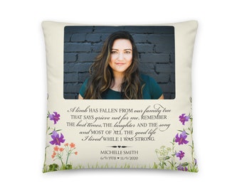 Personalized Memorial Pillow | Custom Pillow | Memory Pillow | Memorial Gift | Bereavement Gift | Sympathy Gift | In Loving Memory