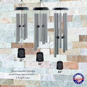 Personalized Memorial Wind Chime | Sympathy Wind Chime | Custom Wind Chime | Wind Chimes Outdoor | Remembrance Chime | Grief Gift Chime
