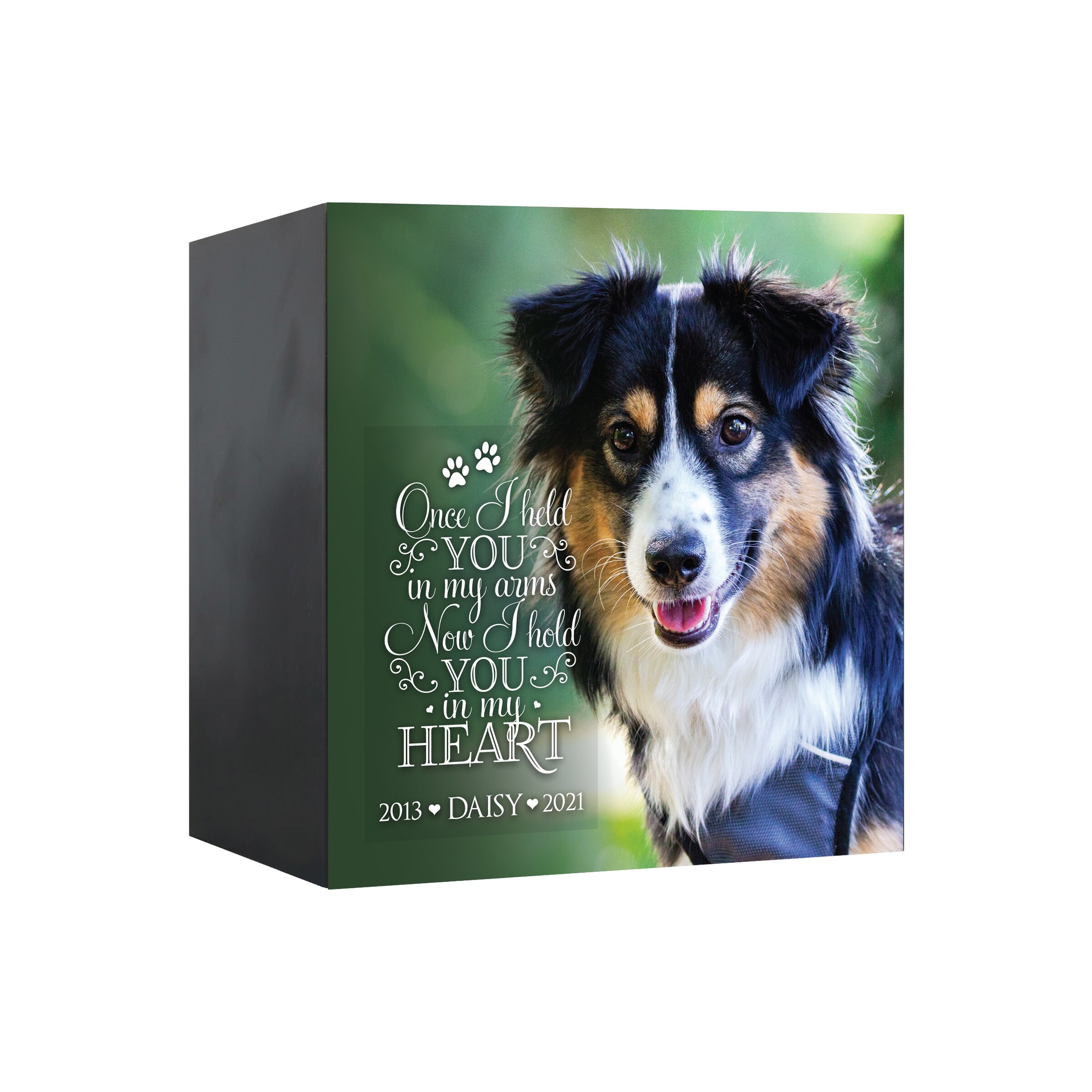 shadow box for dog ashes