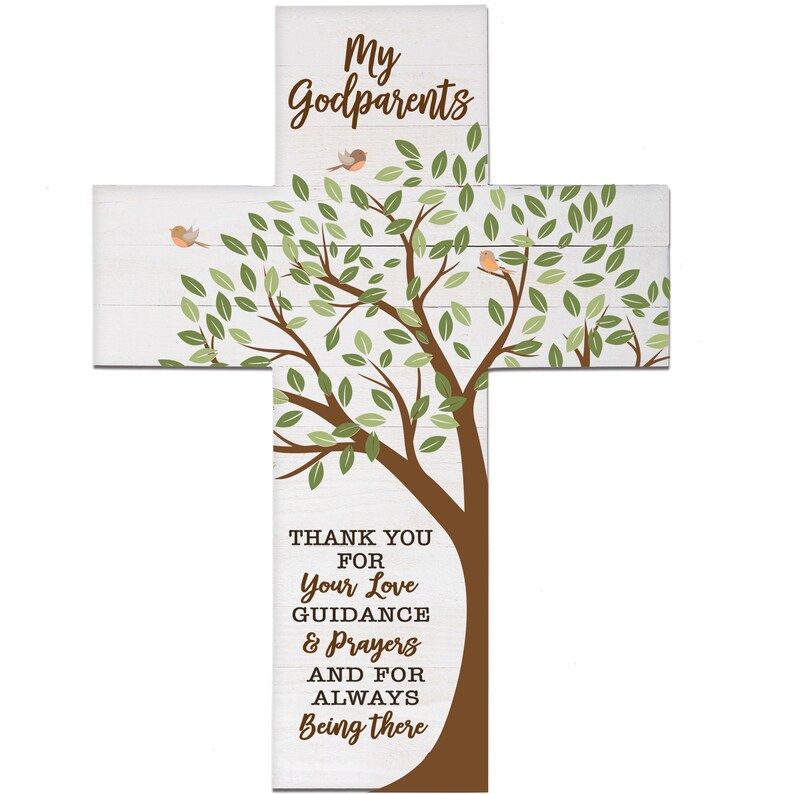Godmother Gift Baptism Wall Cross Decor Christian Gifts Etsy