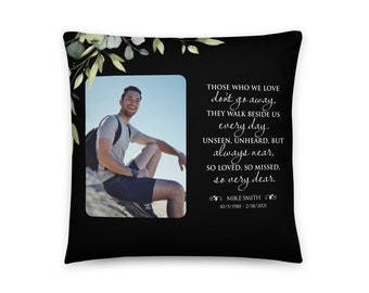 Personalized Memorial Pillow | Custom Pillow | Memory Pillow | Memorial Gift | Bereavement Gift | Sympathy Gift | In Loving Memory