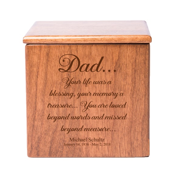 Small Keepsake Urn for Human Ashes Wooden Urn for Adult Etsy