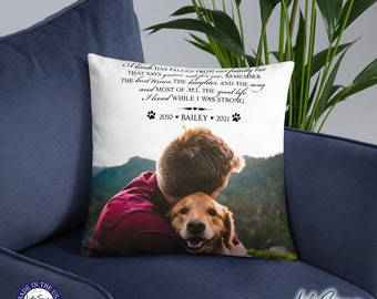 Pet Loss Pillow | Pet Memorial Gift | Custom Pet Pillow | Dog Remembrance | Pet Sympathy Gift