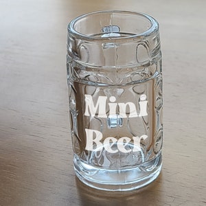 Mini Tavern Mug Beer Stein Custom Shot Glass. 1.35oz Shot Glasses Day Mini Beer Mugs with Handle, Irish Gifts. image 9