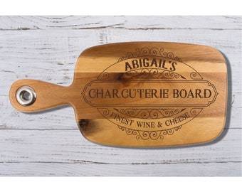 Custom Charcuterie Board Kitchen Decor - Personalized Bread Board