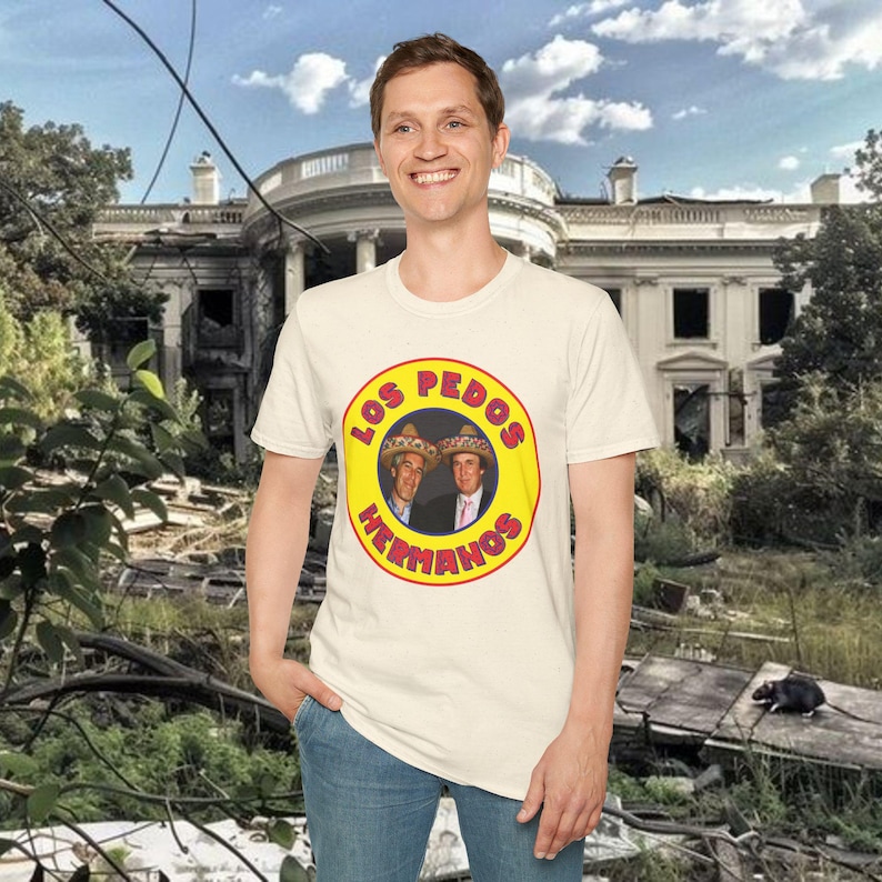 Los Pedos Hermanos Retro Trump Epstein Camiseta imagen 2