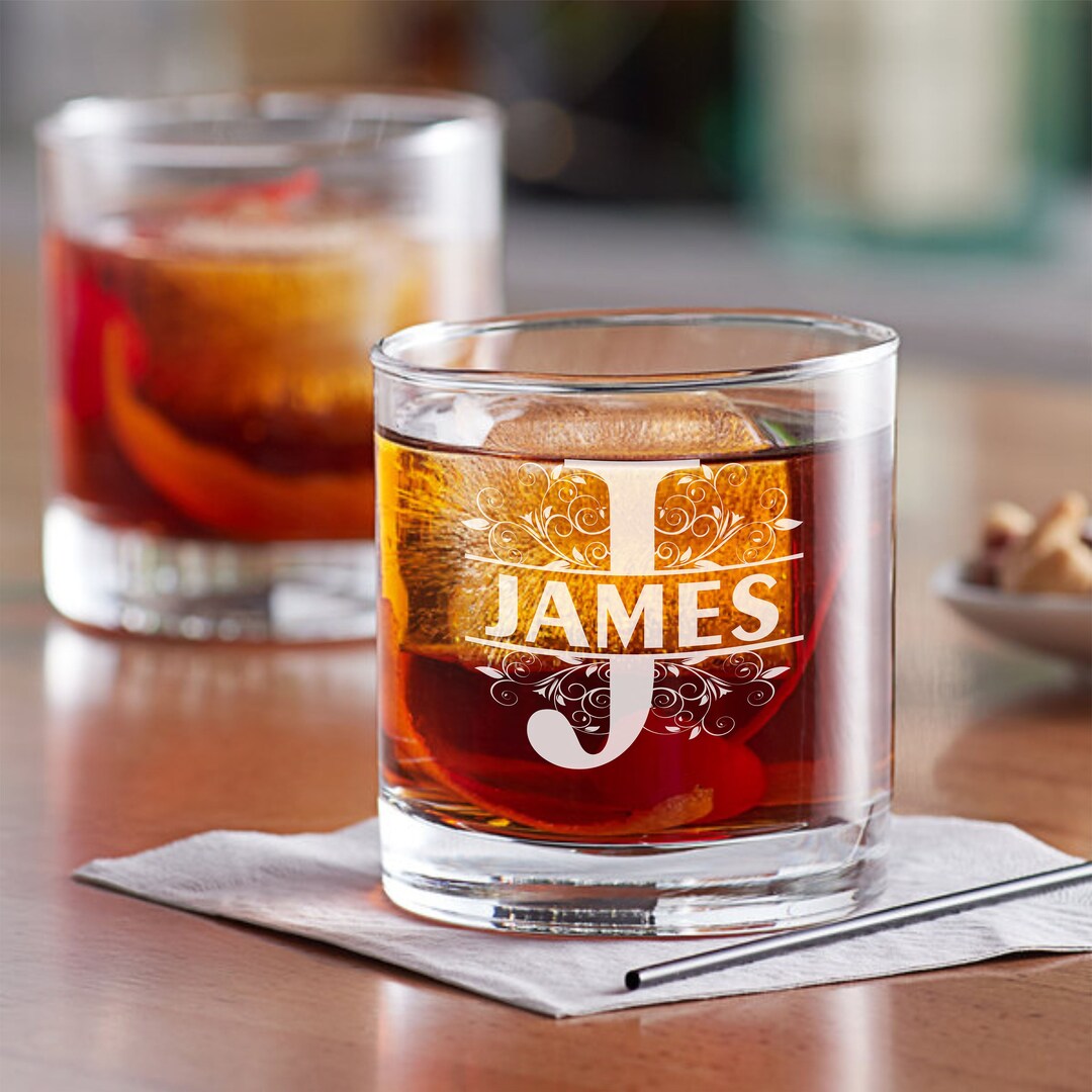 Rocks Glass Personalized Laser Engraved Rocks Glass, Old-fashioned ...