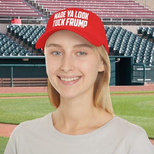 Anti-Trump Anti-MAGA Low Profile Baseball Cap bild 3