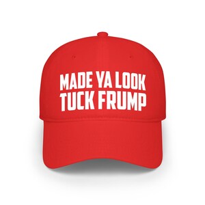 Anti-Trump Anti-MAGA Low Profile Baseball Cap bild 1