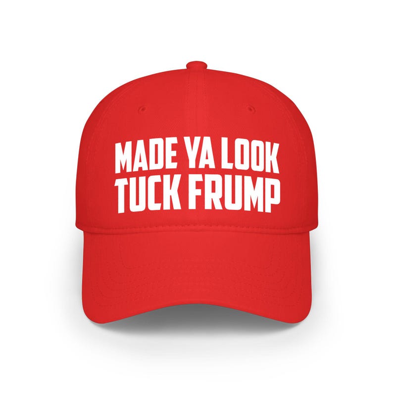 Anti-Trump Anti-MAGA Low Profile Baseball Cap bild 1