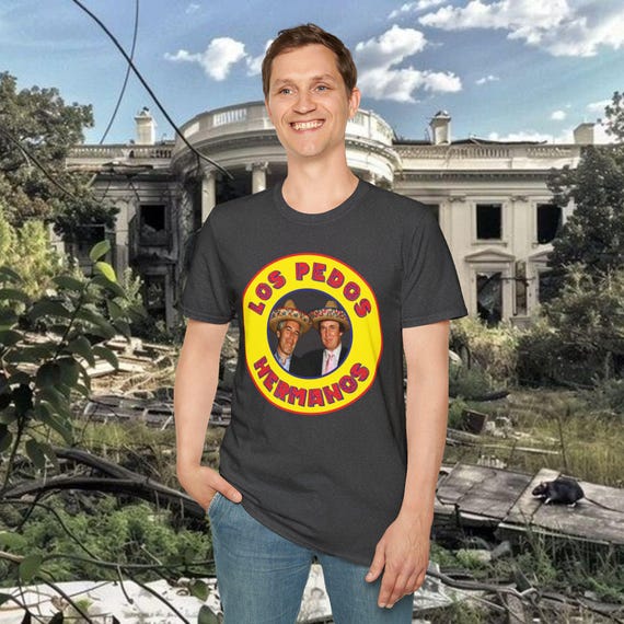 Los Pedos Hermanos Retro Trump Epstein Tee Shirt