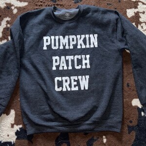 Pumpkin Patch Crew Sweatshirt! Pumpkin sweatshirt women, pumpkin sweatshirt husband and wife, fall sweatshirt women, winter clothing sweater