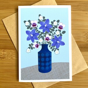 Sun Orchid Retro Vaas Australische Wildflower Origineel kunstwerk Uniek kunstenaarspapier Kwaliteitsafdruk Mooi ontwerp
