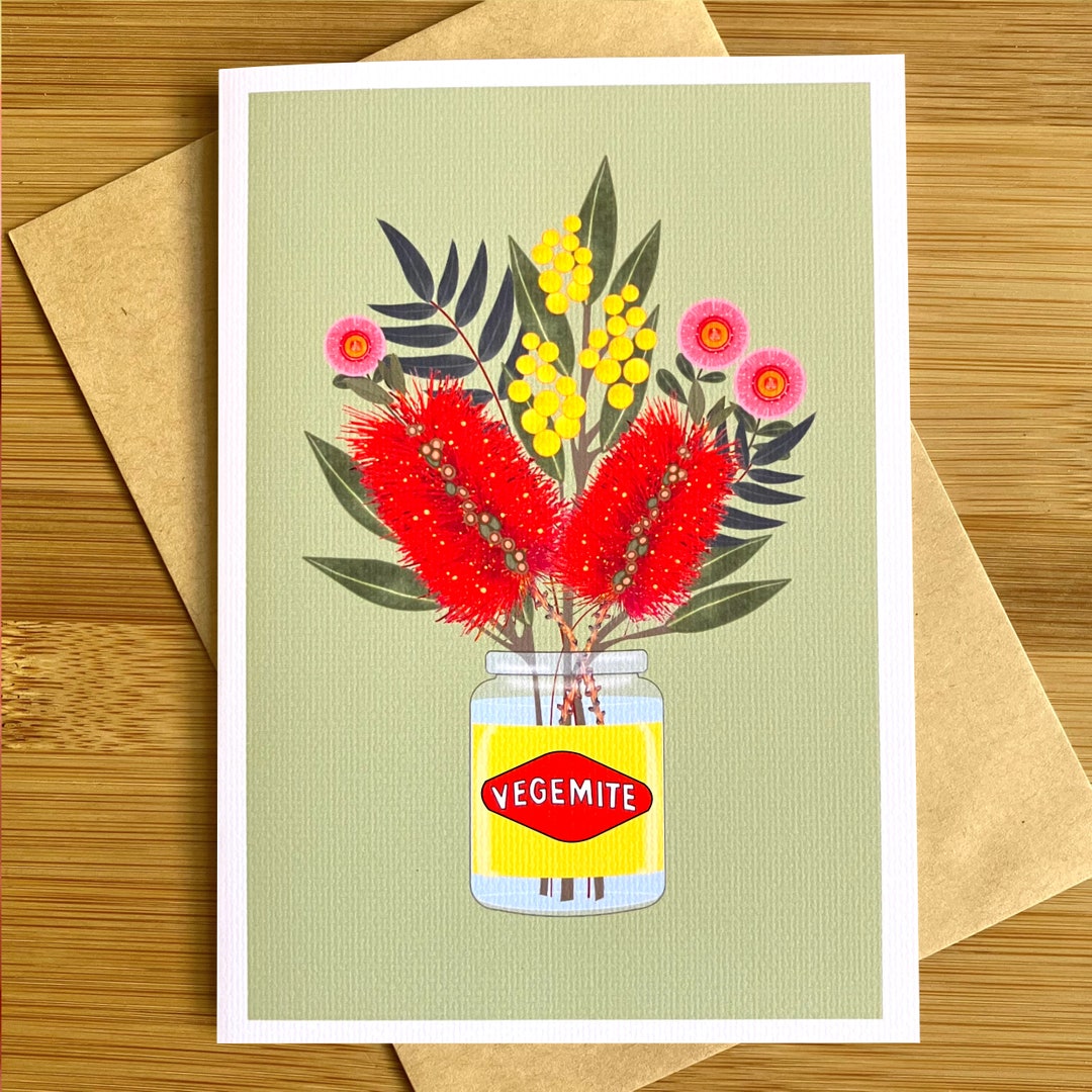 Australian Native Flowers In Vegemite Jar Wildflowers Original Artwork australian-native-flowers-in-vegemite-jar-wildflowers-original-artwork
