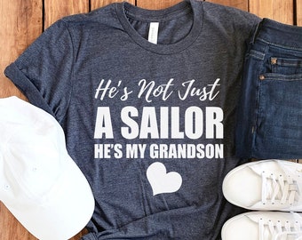 Sailor Grandma Tee • Sailor Grandma Gift • US Sailor Grandma • Proud Sailor Grandma • Military Grandma • Gift For Sailor Grandma
