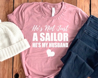 Navy Wife Shirt • US Sailor Wife Tee • Navy Wife Gift • Proud Navy Wife • Gift For Navy Wife • Sailor Wife Sweatshirt • Military Wife Tee
