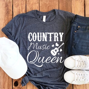 Country Music Queen Shirt • Country Music T-Shirt • Country Music Lover • Country Girl Tee • Country Music Hoodie • Country Music Sweatshirt