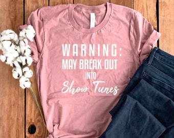 Broadway Shirt • Show Tunes Shirt • Theater Lover Gift • Theater Shirt • Broadway Musical Shirt • Broadway Lover T-Shirt • Broadway Gift