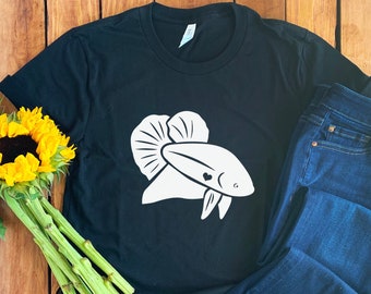 Betta Fish Shirt • Betta Fish T-Shirt • Betta Fish Lover Shirt • Betta Fish Lover Gift • Betta Fish Mom • Beta Fish • Betta Mom • Betta Fish
