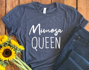 Chemise reine du mimosa • Amateur de mimosa • T-shirt mimosa • Sweat à capuche mimosa • Chemise brunch • T-shirt brunch • Chemise brunch du dimanche • T-shirt mimosa
