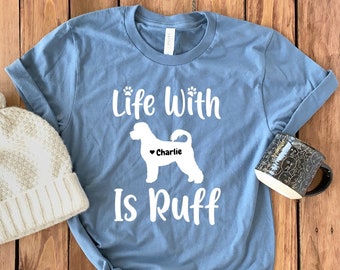 Personalized Portuguese Water Dog Shirt • Custom Portuguese Water Dog Shirt • Portuguese Water Dog Mom • Portuguese Water Dog T-Shirt