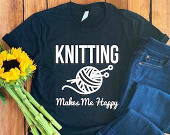 Knitting Lover Shirt • Knitting T-Shirt • Knitting Lover Gift • Knitting Tee • Crochet Shirt • Knitting Gift • Knitting Mom Shirt • Knit Tee