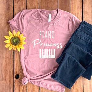 Piano Princess Shirt • Piano Shirt • Piano Teacher Gift • Piano Player Gift • Music Lover Shirt • Pianist Shirt • Piano T-Shirt • Piano Gift